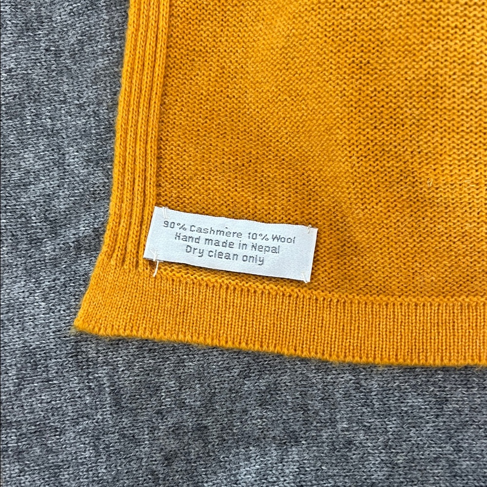 Cashmere Color Block Scarf - Picture 2 of 2